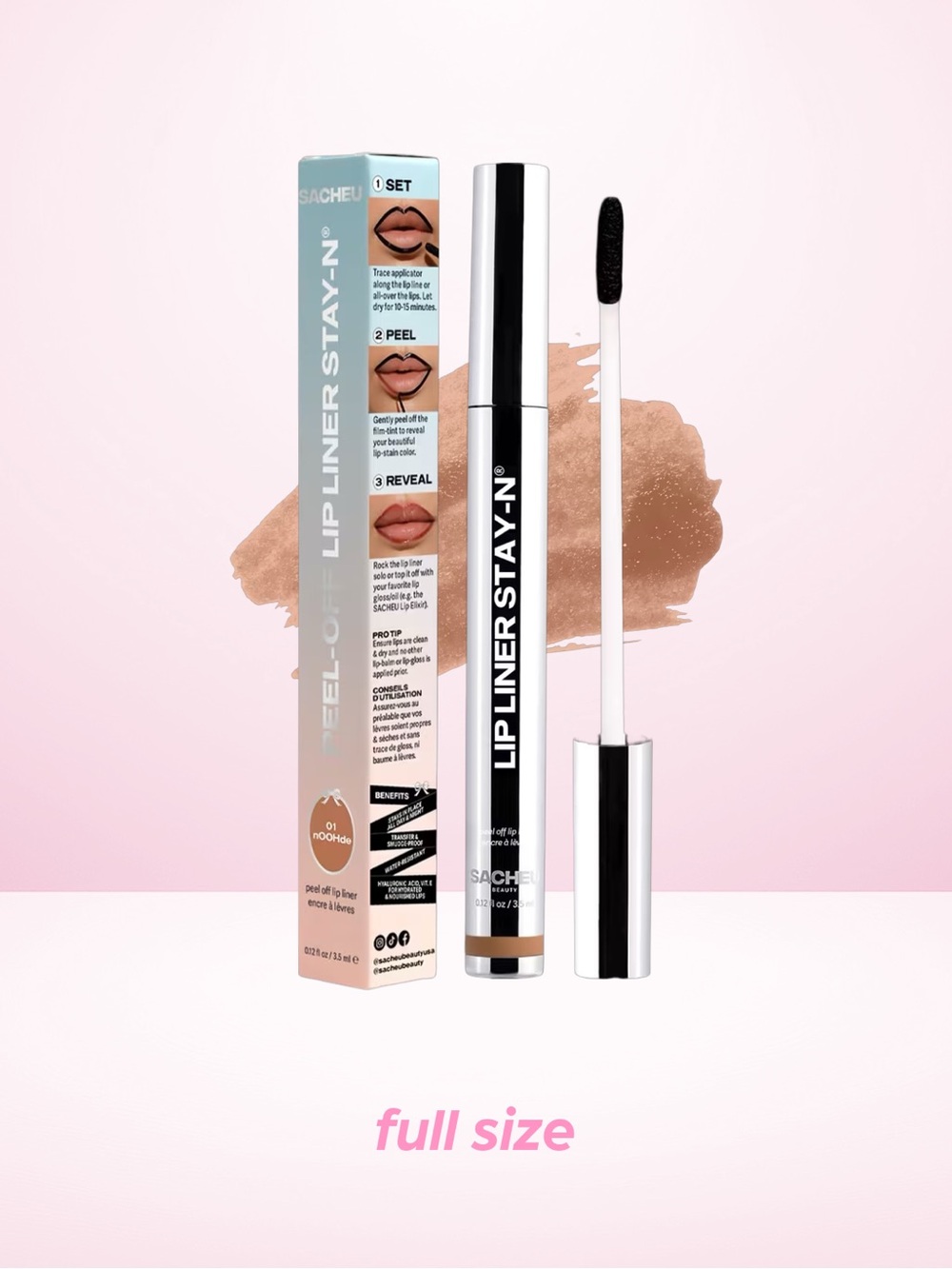 SACHEU Peel Off Lip Liner STAY-N Noohde